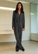 Modern Women's Pin Stripe Blazer 3 Pcs Long Sleeve Suit Jackets Vest And  Pants Suit Sets