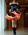 Designer 3D Flower Petal Mini Dress ASHORE® Designer Dress for Special Events-Custom Made Only
