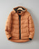 Ashore men’s orange hoody down coat