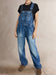 Ashore Western Shop Washed Denim Overalls