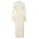 Ashore Shop Spring Long Sleeve Long Slim Dress with Light Fur Cuffs