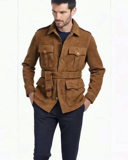 Men_s_Classic_Suede_Field-style_Jacket_with_4_pockets_in_Multiple_Colors_Custom_Size-2