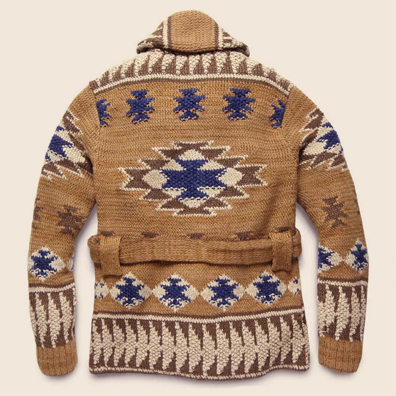 Mens-Western-cowboy-jacquard-sweater-Cardigans3