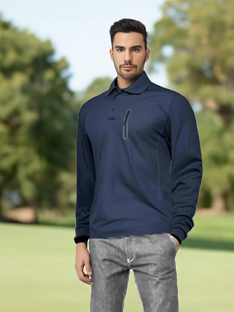 Mens_Long_Sleeve_Polos_Tee_Shirts_Summer_Casual_Golf_Sports_T-shirts_Tops