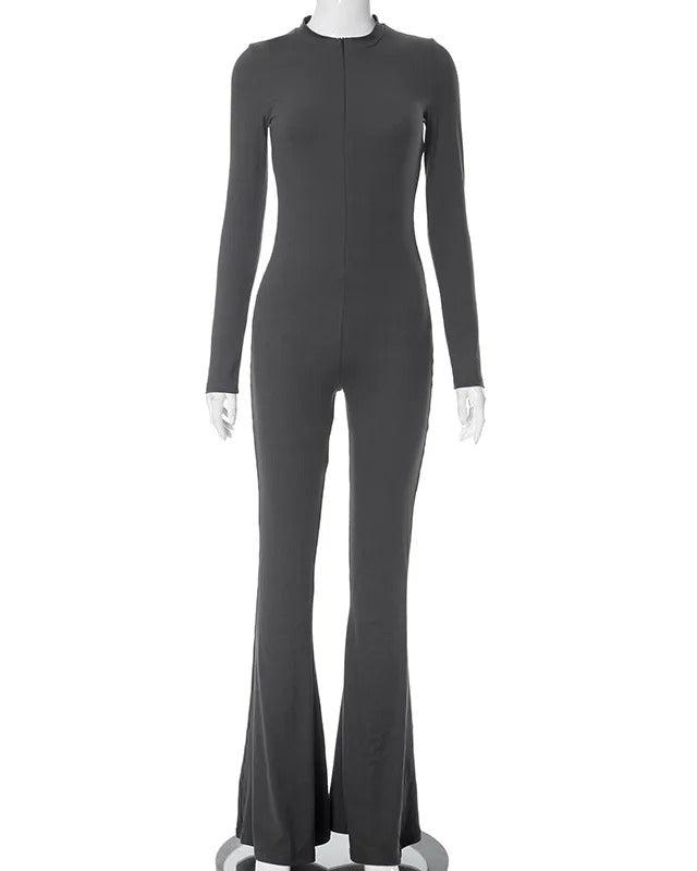 Modern_Women_Two-Piece_Set_Flare_Pant_Jumpsuit_with_Short_Bubble_Vest_Aviator_Jackets-grey-39457