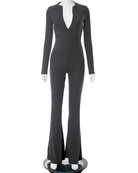 Modern_Women_Two-Piece_Set_Flare_Pant_Jumpsuit_with_Short_Bubble_Vest_Aviator_Jackets-grey-30485