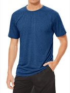 Ashore Shop Mens Summer Recreation Tee Moisture Wicking Quick Dry Casual Tees Gym Tops 3pc/Pack