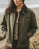 Workwear Utility Washed Canvas Jackets Unisex Loose Oversize