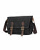Rugged durability unisex canvas crossbody bag combines