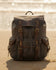 Outdoor Canvas Leather Backpack Unisex