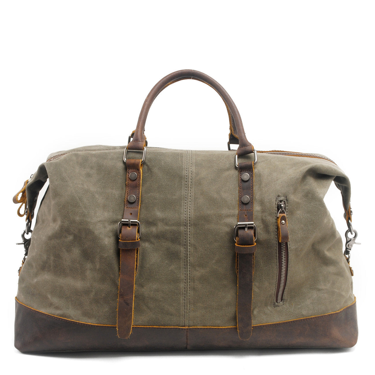 Durable waxed canvas travel bag Men/Women Large-capacity workwear travel bag camping Bags
