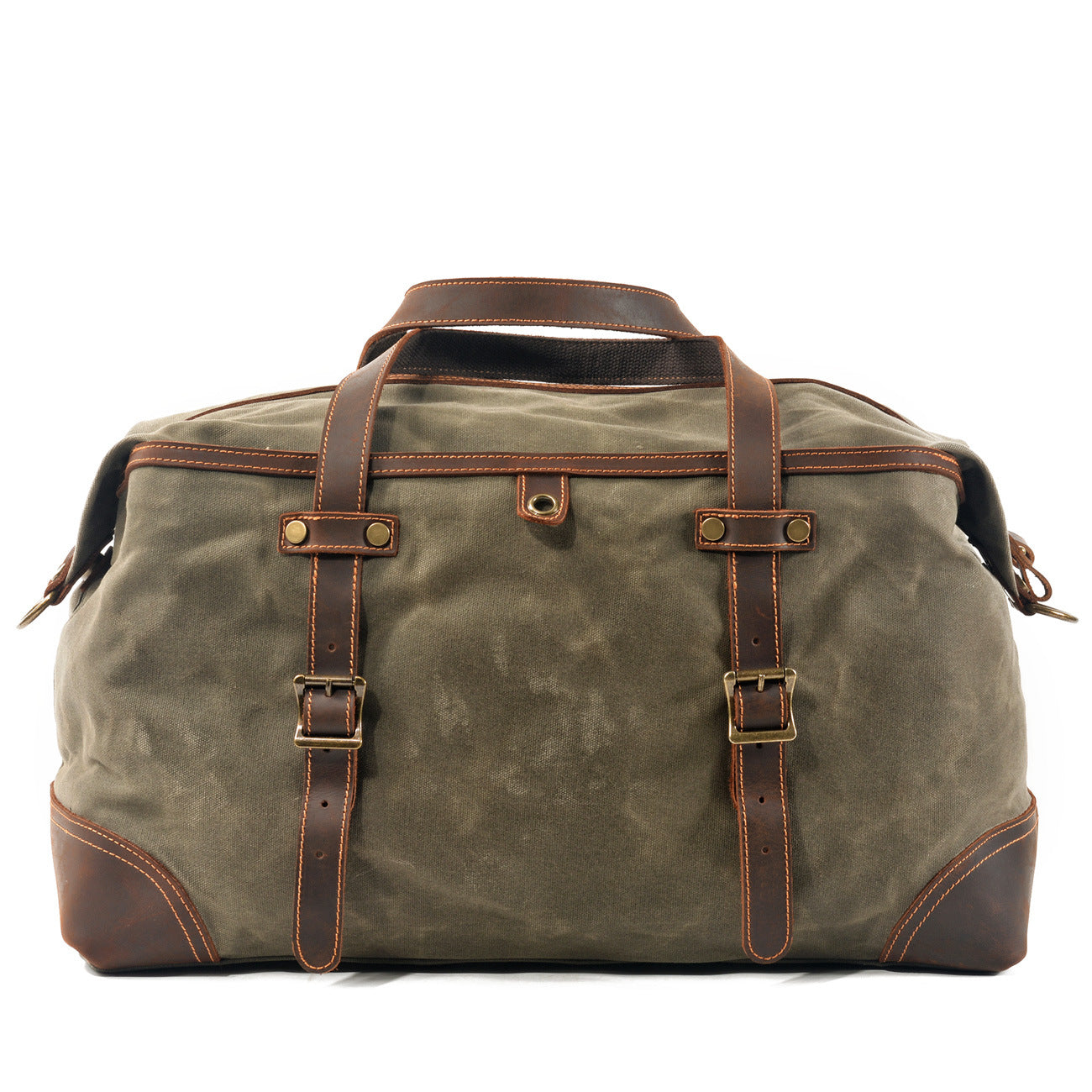 Durable waxed canvas travel bag Men/Women Large-capacity workwear travel bag camping Bags