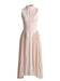 Ashore Shop Spring Sleeveless Dress Slim Top and Pleated Bottom Sleeveless Elegant Dresses