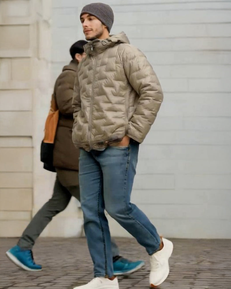 Men's Down fill Hoody Convenient Jackets