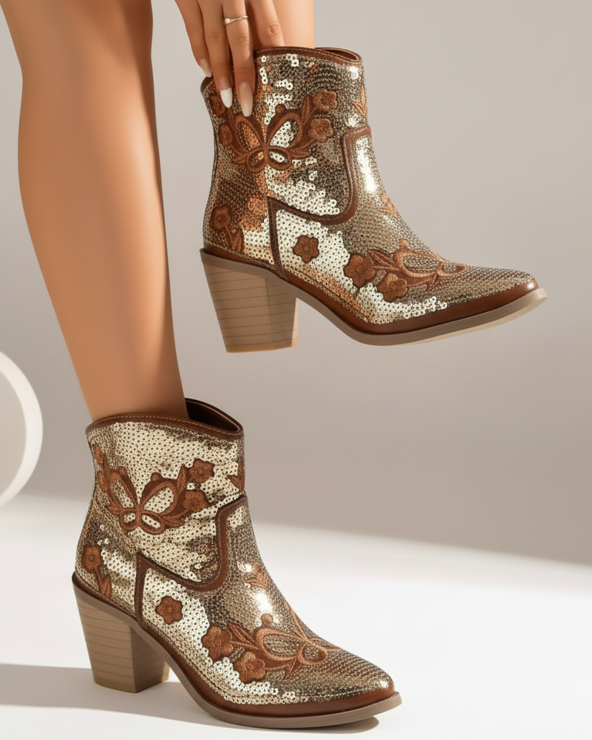 Shiny_Sequins_Western_Boots_for_Women_Boho_Rock_Collections