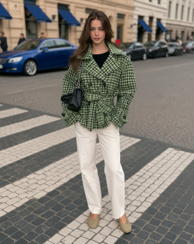 Short_Wool_Coat_ASHORE_Modern_Vintage_Houndstooth_Wool_Fabric
