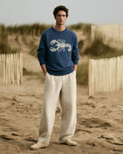 The_Ocean_Life_Ashore_Unisex_lobster_Jacquard_Sweater_Jumpers