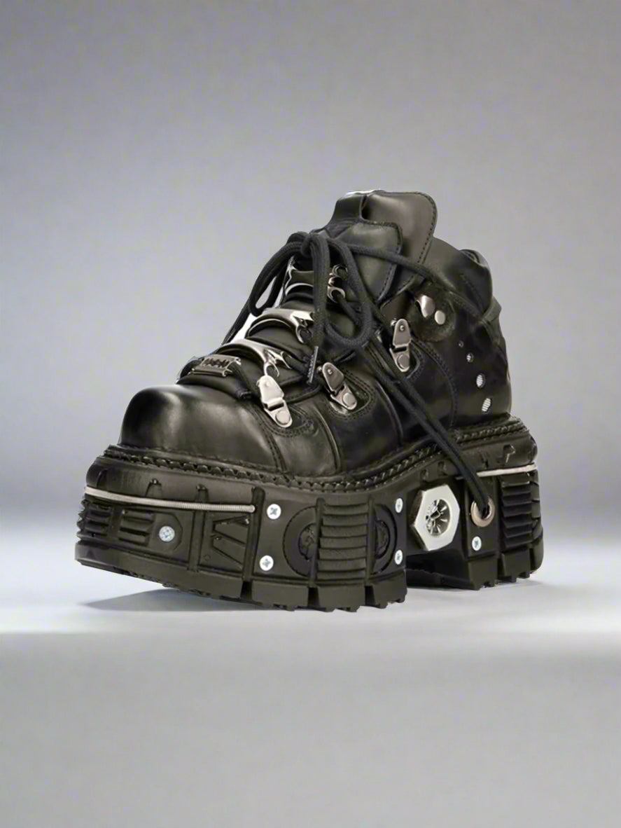 Trendy_metal_trim_women_motorcycle_punk_biker_sneaker-2