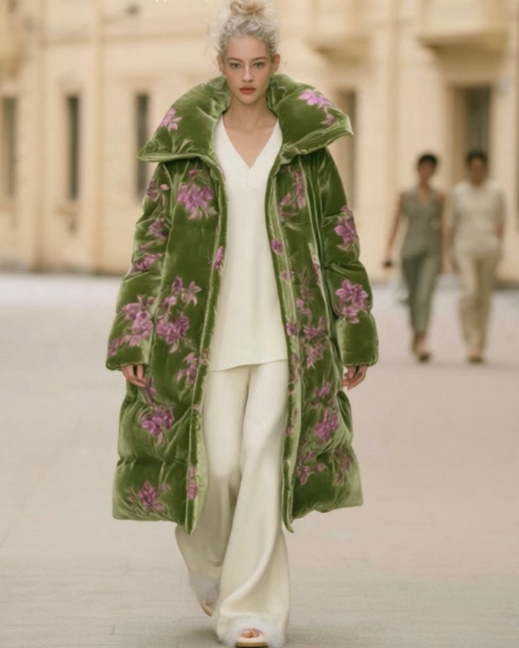 Velvet_Embroidered_Luxury_90_Real_Duck_Down_Coat_ASHORE_online_Exclusive