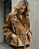 Velvet_Trench_Coat_ASHORE_Golden_Velvet_Utility_Windbreaker_Coat-2
