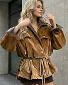 Velvet_Trench_Coat_ASHORE_Golden_Velvet_Utility_Windbreaker_Coat-7