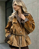 Velvet_Trench_Coat_ASHORE_Golden_Velvet_Utility_Windbreaker_Coat