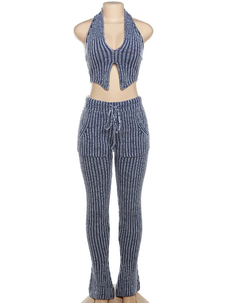 Washed_Denim_Blue_Striped_Women_Casual_Two_Piece_Knitted_Set-8