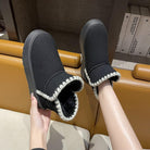 Womens-Winter-Flat-Shoes-moccasin-Snow-Winter-Cowskin-Boots-6