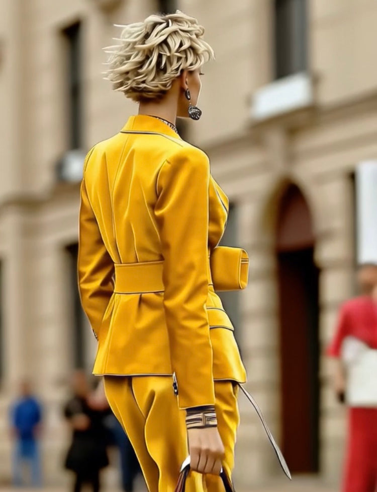 Yellow_Blazer_and_loose_Thin_Satin_Pant_Sets_Ashore-1