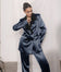 Tailor Suite Women's Loose Satin Double-breasted Two-piece Pant Suit