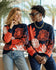 ASHORE®  Costal style Designer Palm Leaf Jacquard Sweater Mom & Family Matching Pattern Sweaters