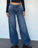 5 Grade Standard Washed Jeans Summer Jeans Ashore Washed  Wide Leg Jeans