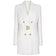 Women bright colors double breasted suit dress long sleeve  for formal occasions