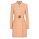 Women bright colors double breasted suit dress long sleeve  for formal occasions