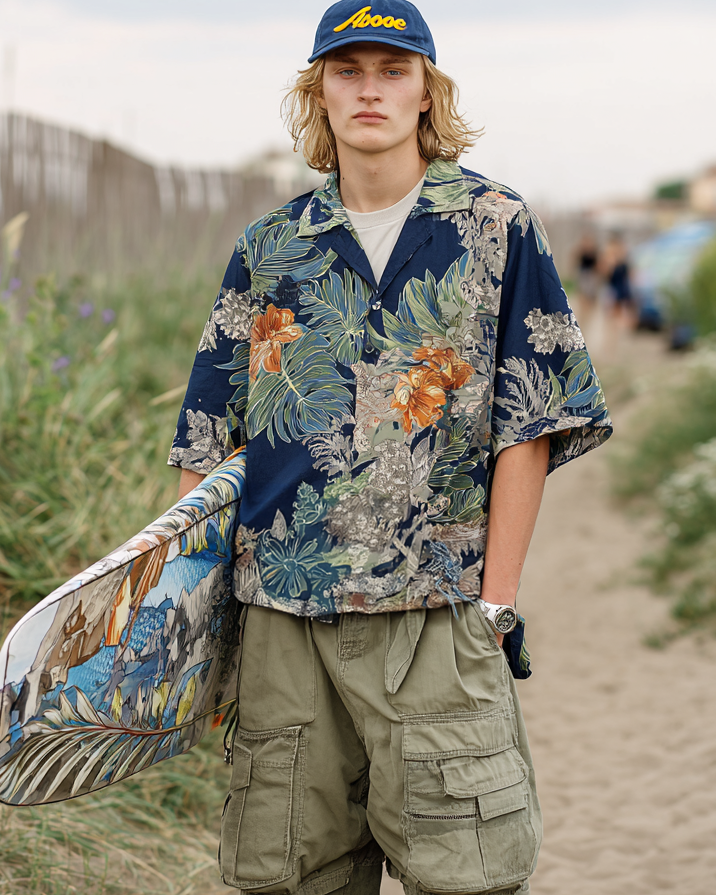 ASHORE®️ Tropical Series Modern Hawaii Shirts