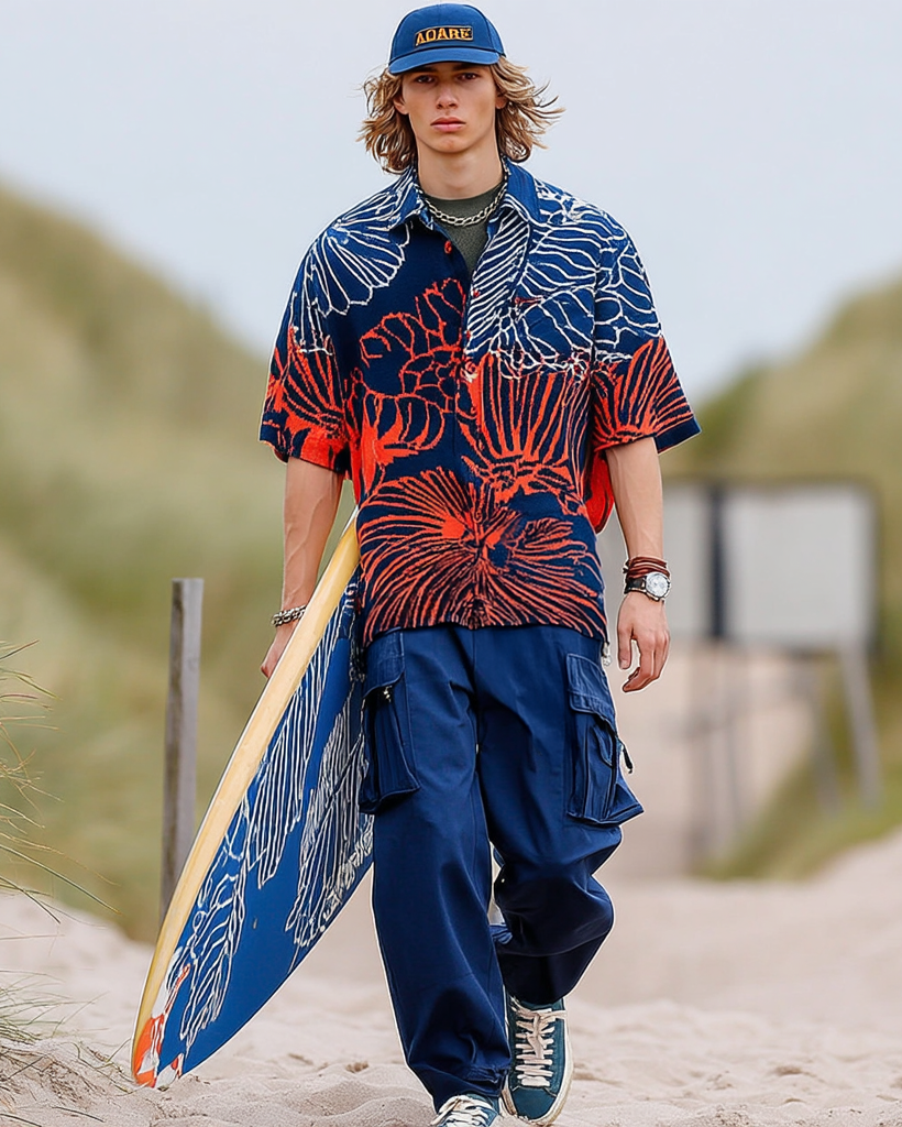 ASHORE®️ Tropical Series Modern Hawaii Shirts