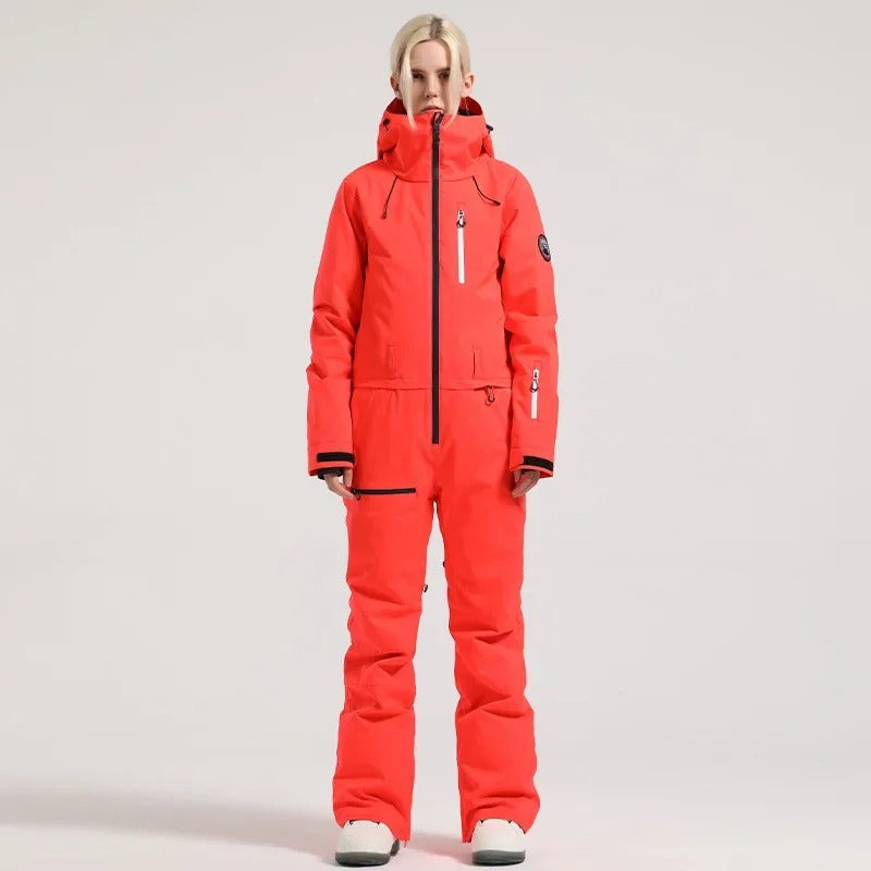 Winter Clothes Women Ski Suit One Pieces Snowboard Wear Waterproof Ski Jumpsuit Jacket One Piece Snowsuits Snowboard Coveralls