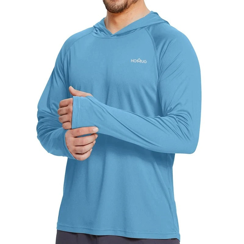 Ashore Shop Men's UPF50+ Performance T-Shirt Hoodie