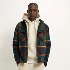 12020 Hotsale Mens Plaid Shirt Jacket Warm Winter Coat