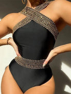 2022 Cut Out One Piece Swimsuit Women Push Up Swimming Suit Ashore Swim Shop