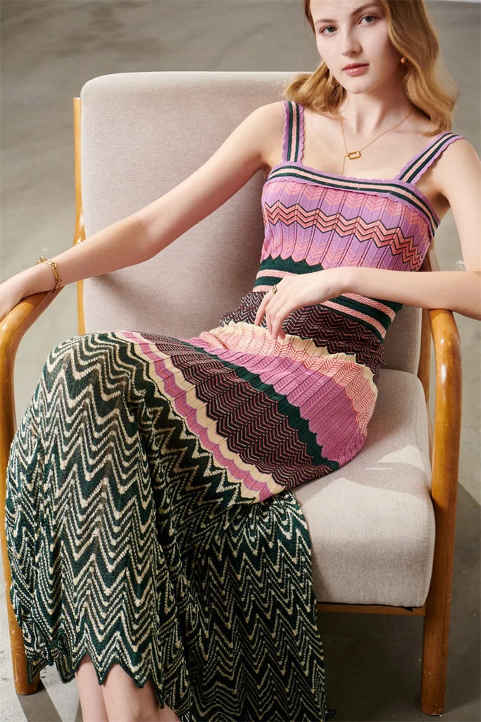 2024_Ashore_Boutique_Lt_Luxury_Silk_Filament_Knitted_Dress_New_Women-2