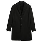 Ashoreshop men's winter long suit Jackets Lapel collar mid-length coat