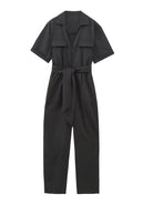 ASHORESHOP-2023-Women-fashion-belt-zipper-jumpsuit-Woman-vintage-short-sleeve-pocket-female-chic-jumpsuit