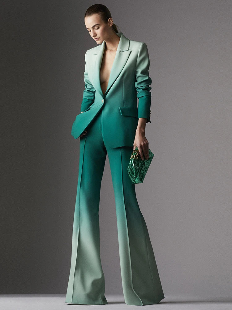 Ashore-Boutique-2024-Designer-Suit-Set-Women-s-Gradient-Color-Printed-Single-Button-Blazerand_pant-sets