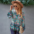 Ashore Shop Boho Floral Printed Blouse