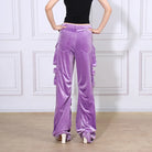 Ashore_Shop_b_Womens_Velvet_Cargo_Pants_Hip_Versatile_Casual_Pockets_Solid_Straight_High_Waist_Trousers_for_Female3