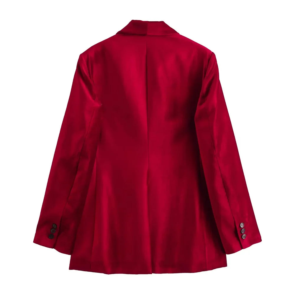 Ashoreshop-Red-Velvet-Oversized-Blazers-Women-Long-Sleeve-V-Neck-Pockets-Jackets-5