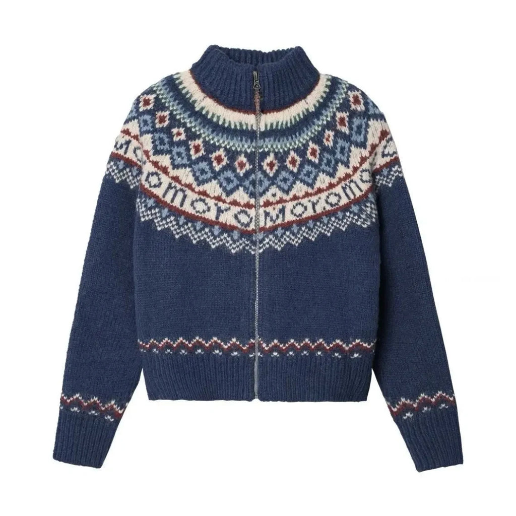 Ashoreshop-Vintage-Zipper-Women-Cardigan-Fair-Isle-Sweater-Half-High-Collar-Long-Sleeve-Knitwear-1