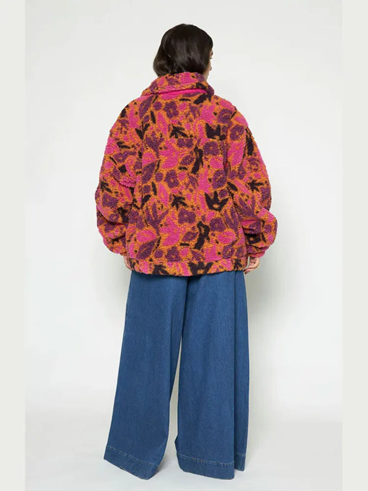 Ashoreshop-Women-Zip-Up-Berber-fleece-Plush-Jacket-Thick-Warm-Loose-Long-Sleeve-Faux-Fur-Plush-Coat