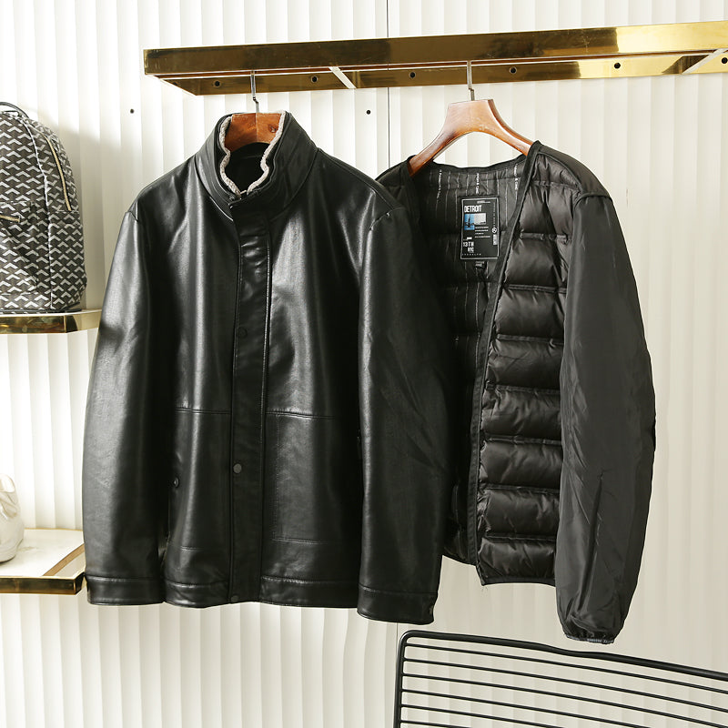 Ashoreshop-mens-down-leather-coat-mens-motorcycle-jackets-winter-down-coat1